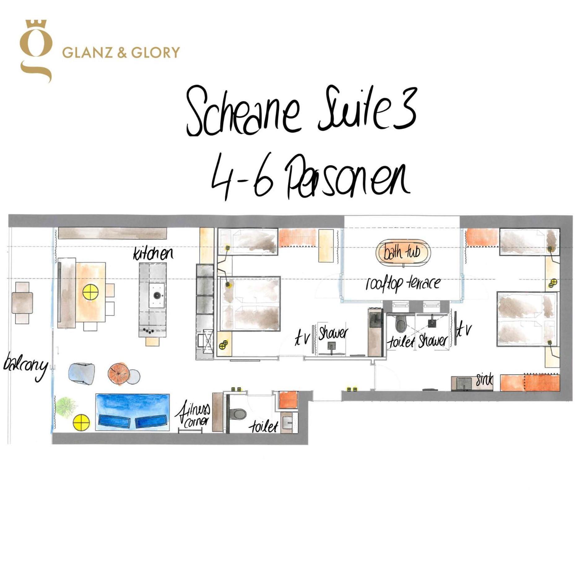 Glanz & Glory Appartements Laengenfeld Eksteriør billede